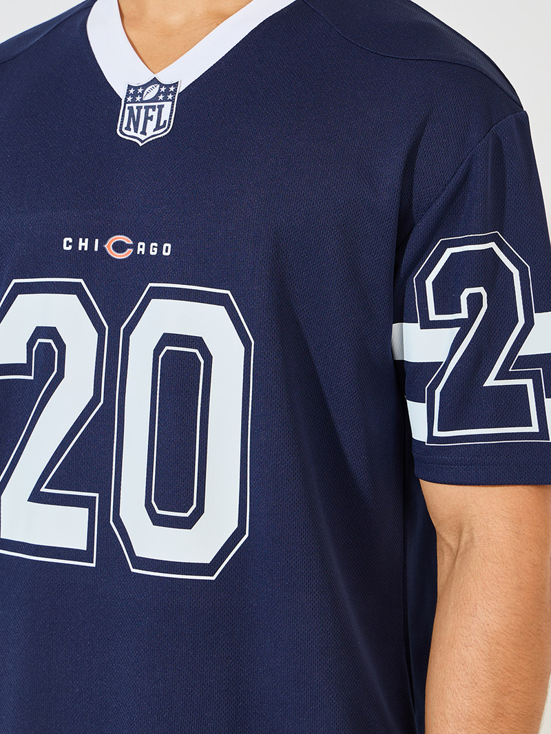 Buy NFL Chicago Bears Mesh Oversized Jersey T-Shirt Navy