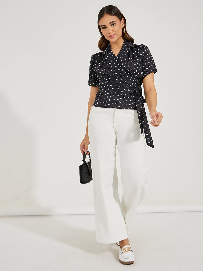 トップス Biby.NUNA RIBBON TOP NUNA RIBBON TOP/154cm/着用サイズF｜Bibiy.