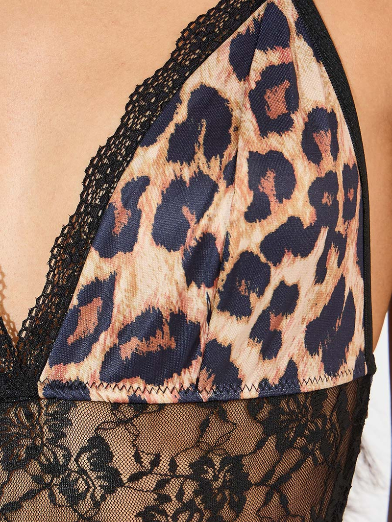 r*n様 MEDI TROMPE L'OEIL LACE PRINT SKIN MEDI 2WAY TROMPE L'OEIL LACE PRINT SKIN TOP