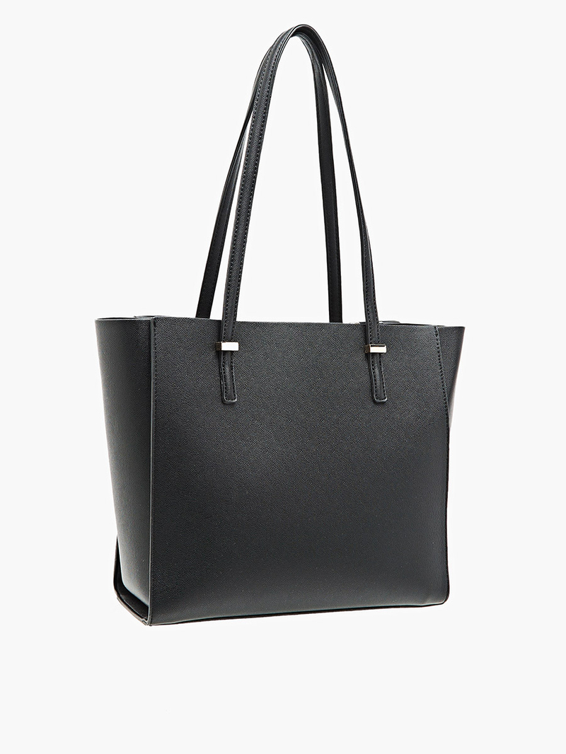★TOUT Y EST★ Arina Flap Tote OASBTT51_130 Buy Textured Tote Bag with Zip Closure and Double Handle