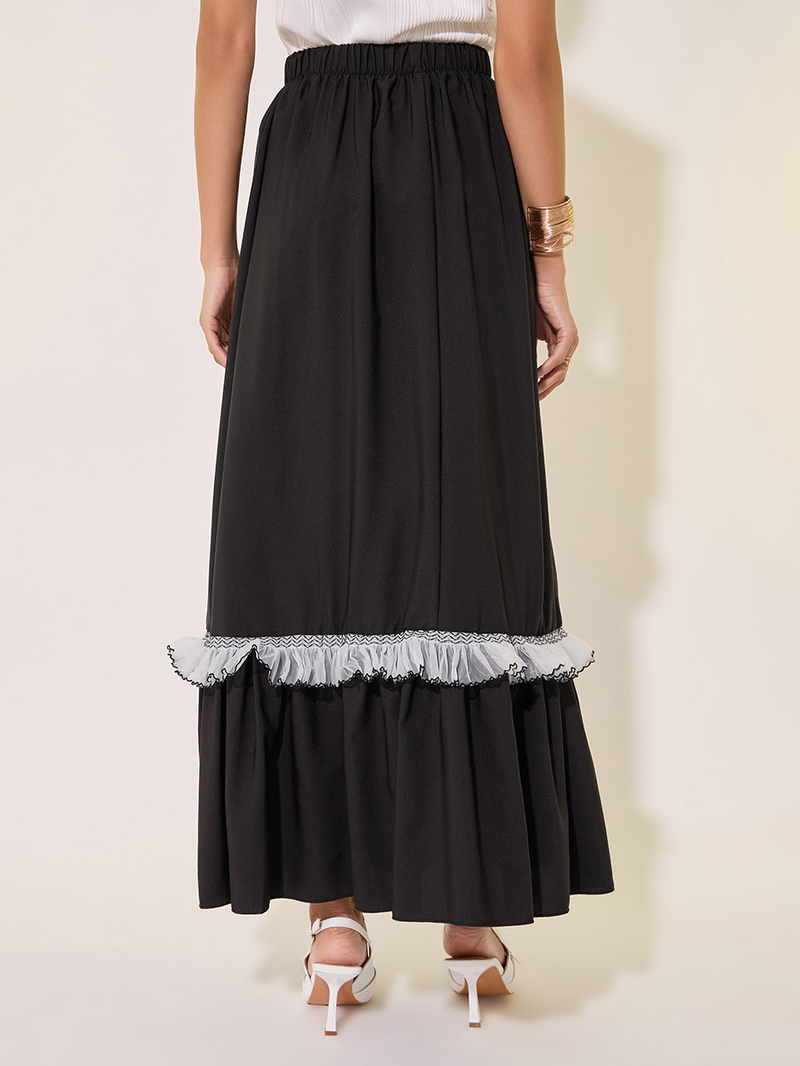 LEINWANDE Ruffled Hem Dress and Skirt