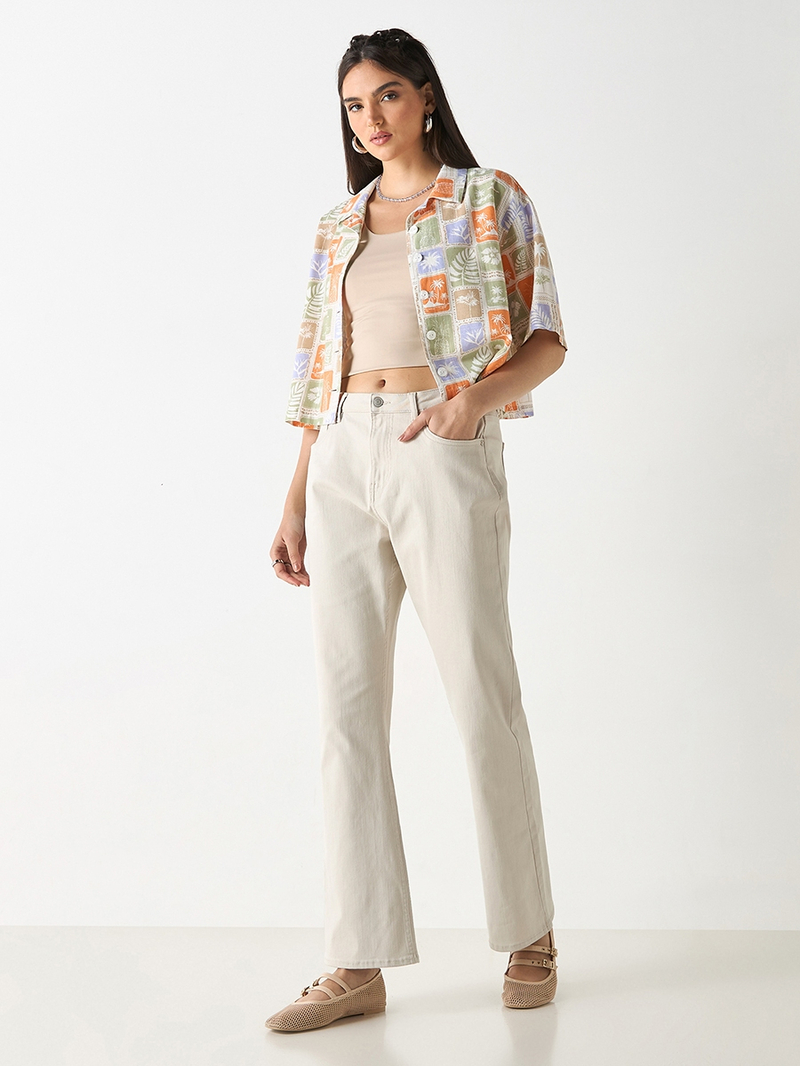 Buy Lee Cooper Bootcut Jeans with Pockets White For Default