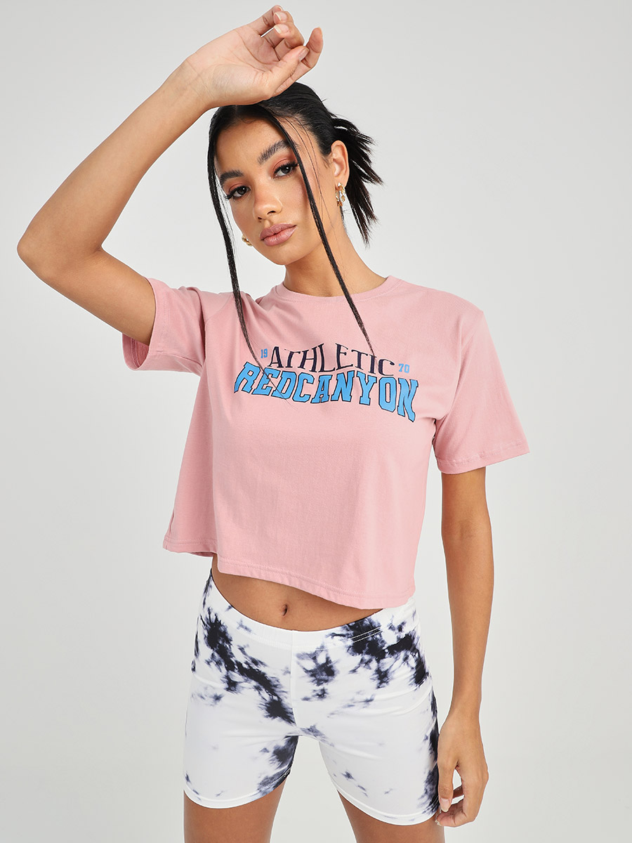 boxy crop top t shirt