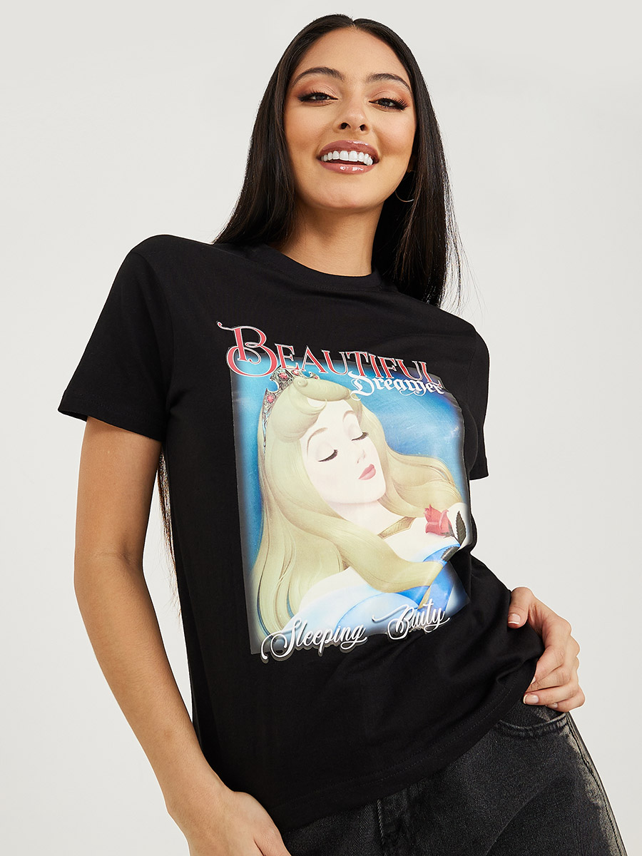Disney Sleeping Beauty Graphic Regular Fit T-shirt