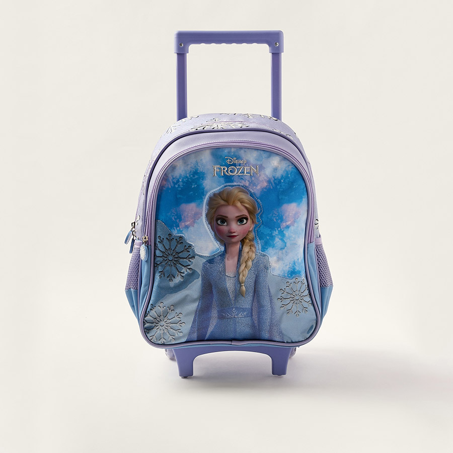 Buy Kid's Trolley 360 Rotating Luggage Wheels Non-Breakable Elsa Anna Frozen  16 inch Kids Suitcase with 4 Wheels Travel Trolley Bag(Purple) Online at  desertcartINDIA