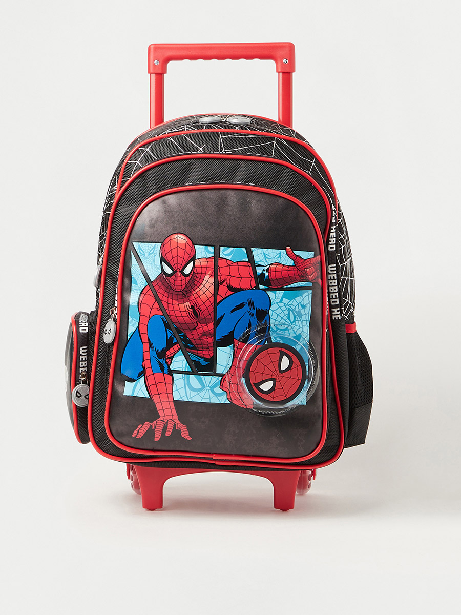 SpiderMan Trolley Backpack - 48 x 33 x 20 cm - Polyester - SimbaShop.nl