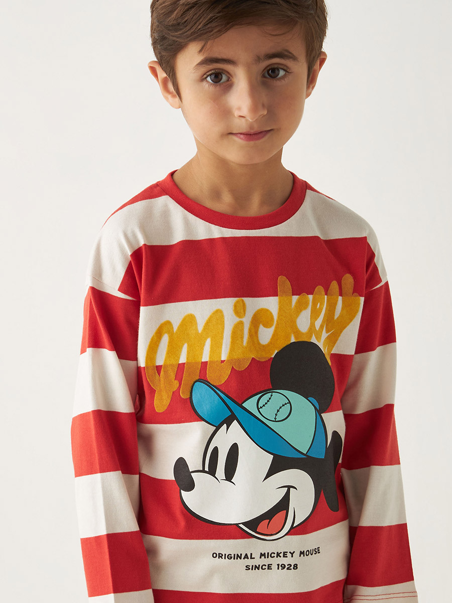 striped mickey shirt
