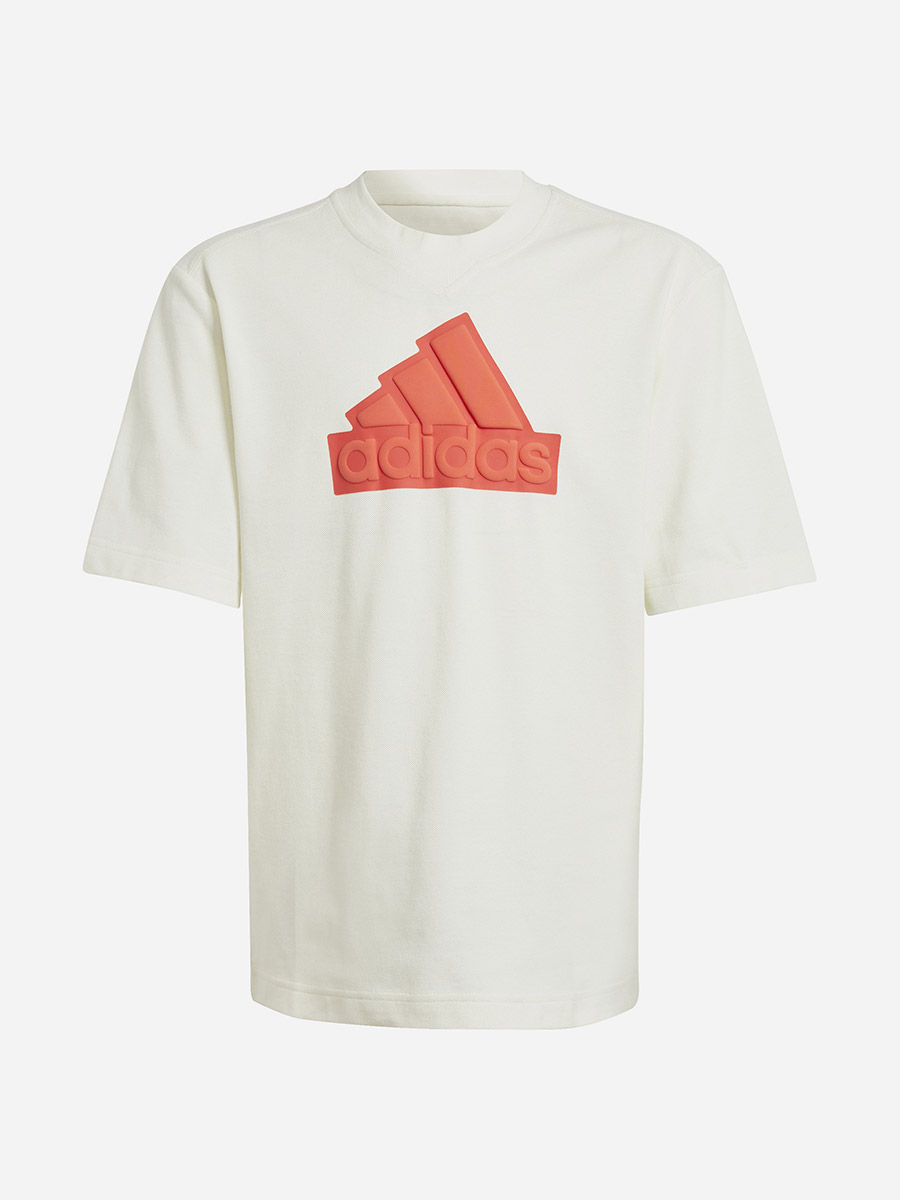 Buy Future Icons Logo Piqué T-Shirt White For Kids | Styli UAE