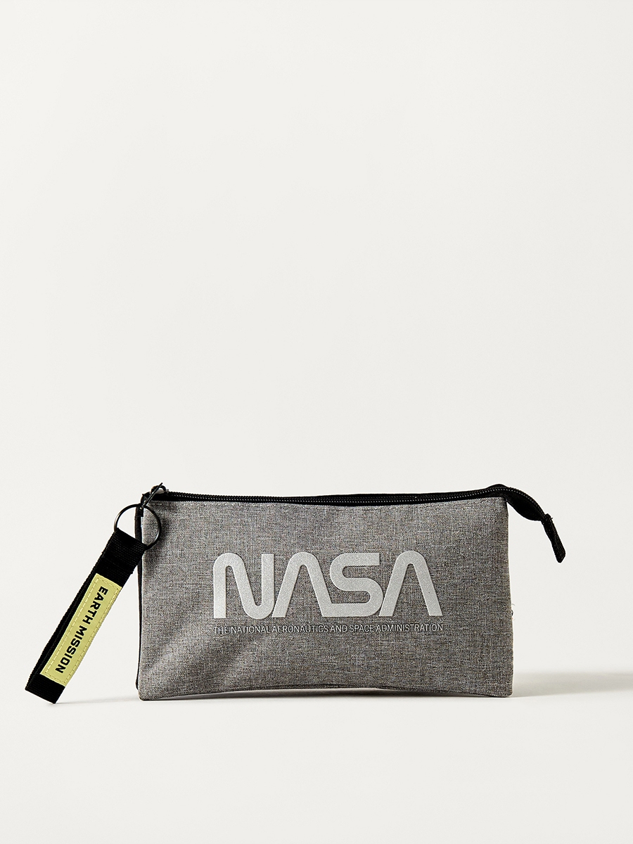 Textured Pencil Pouch with Zip Closure For Default Category at