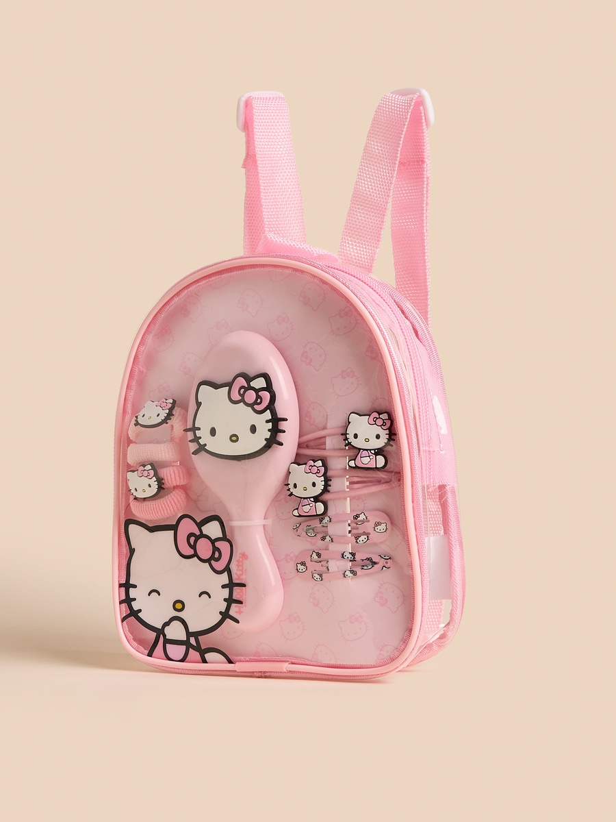 Hello Kitty 9-Piece Hair Accessory Set with Backpack For Default ...