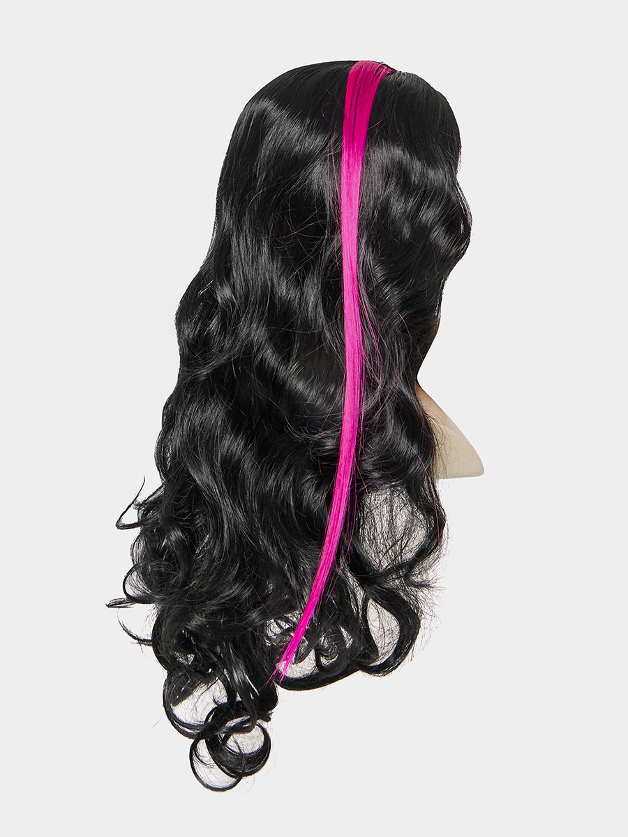 Pink Clip-On Straight Hair Extension For Beauty at UAE Styli