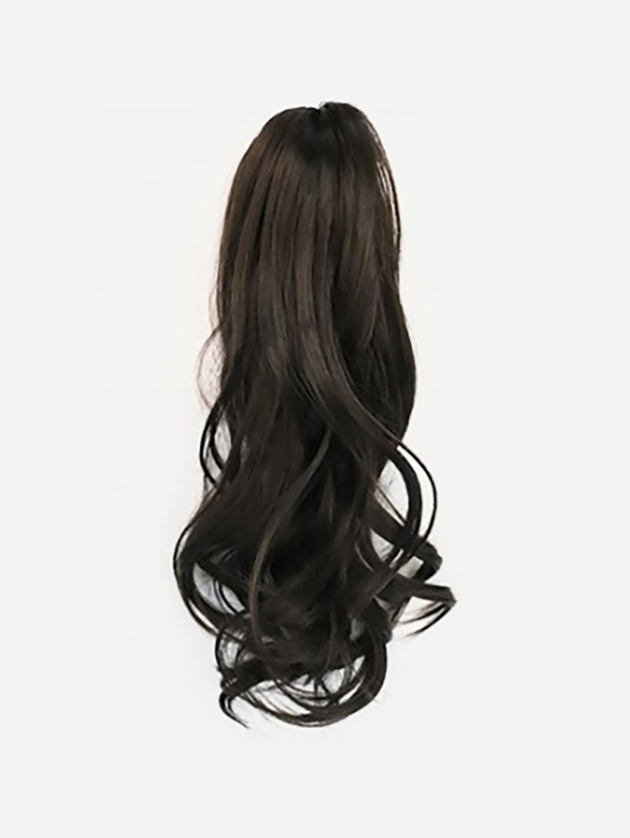 Black Long Wavy Hair Extension - 40cm