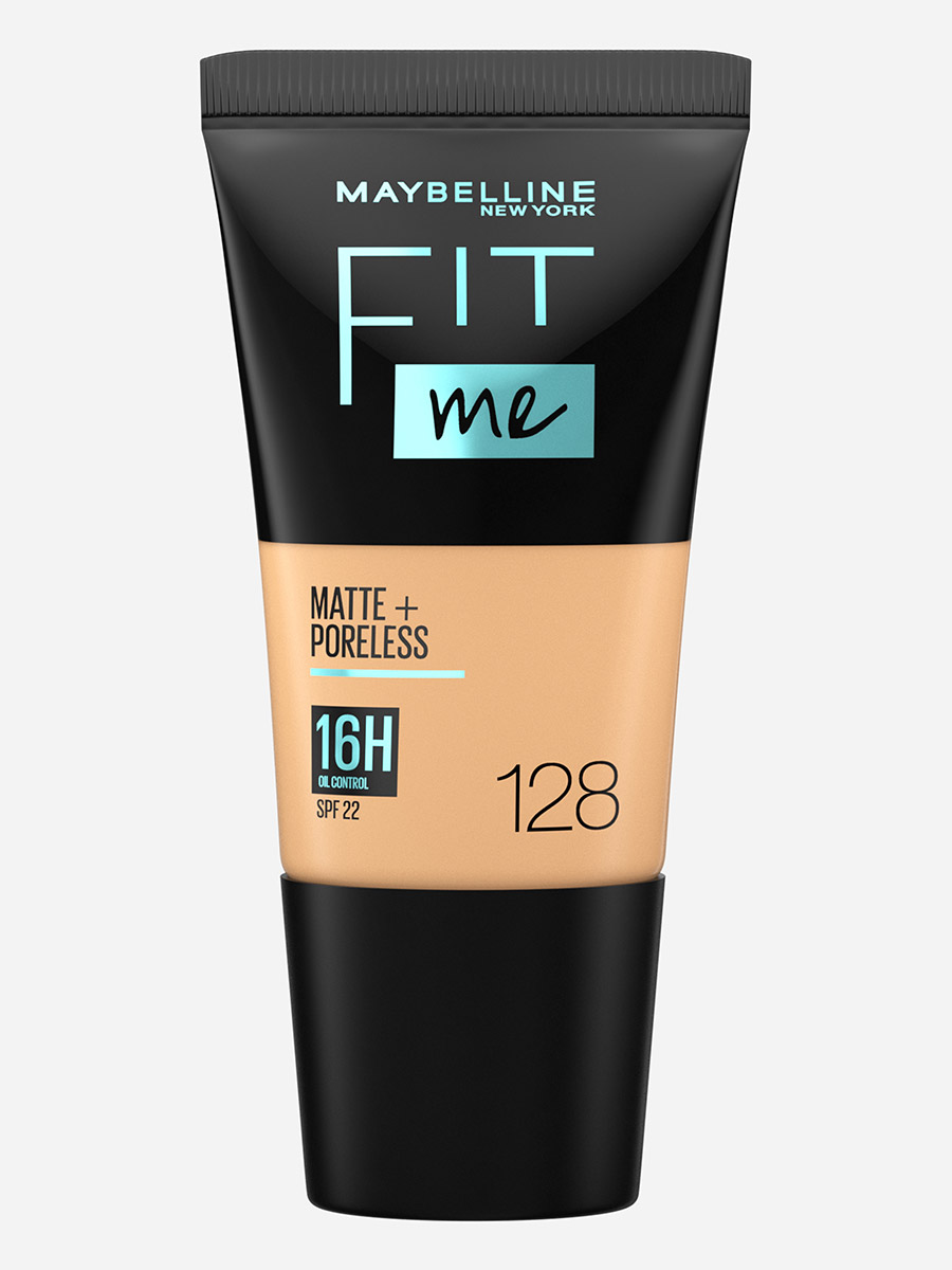 Fit Me Matte and Poreless 16H Oil Control with SPF 22- 128