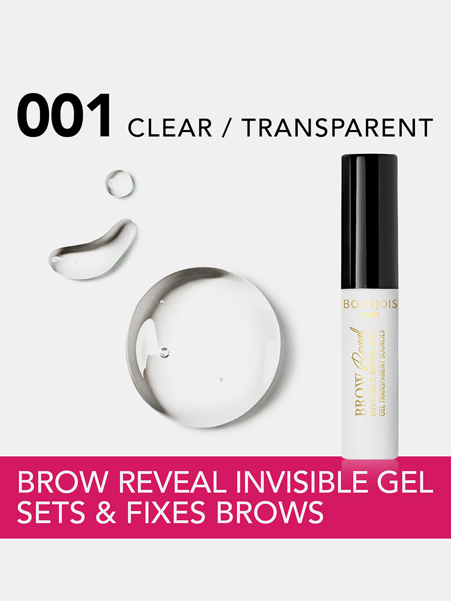 Brow Reveal Invisible Brow Gel, 001 Clear