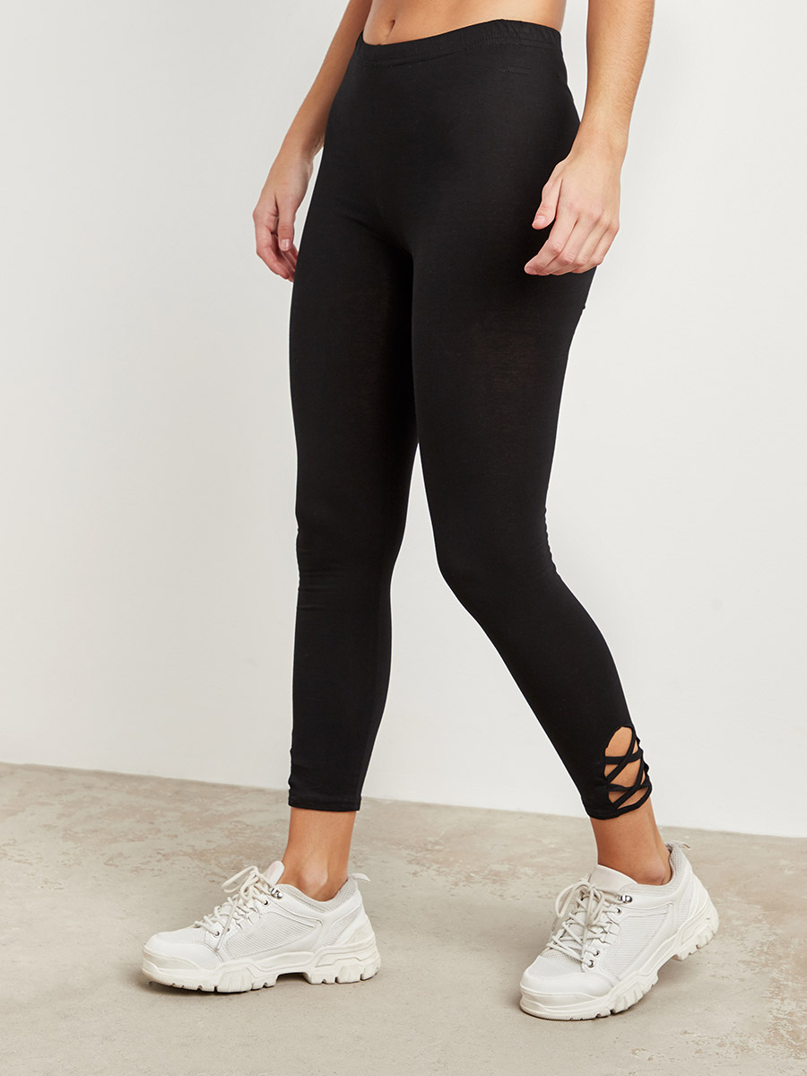 Ankle Cut Out Leggings