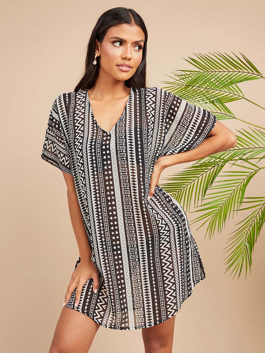 aztec beach dress