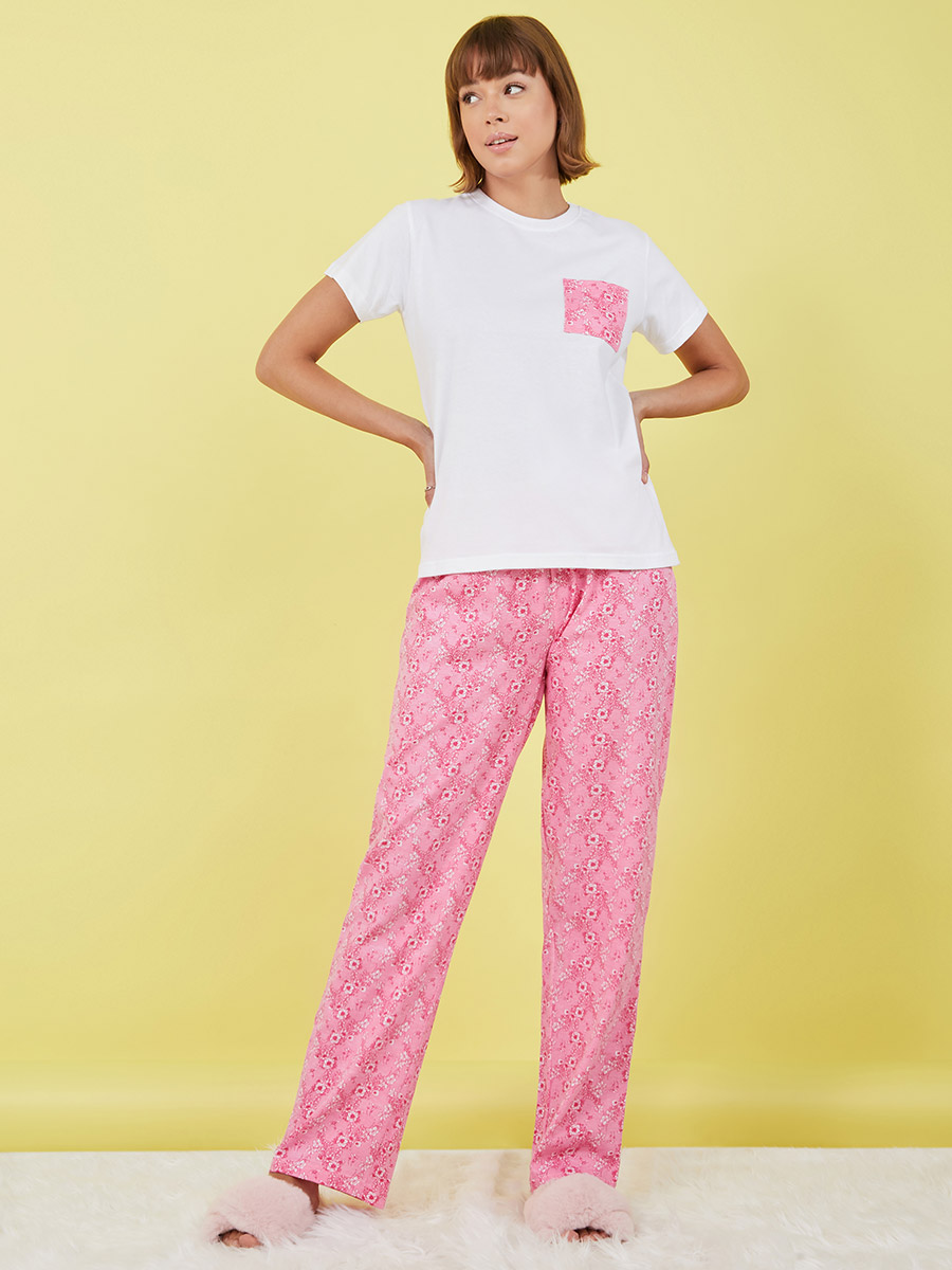 Flower Flock Pyjama Shirt - Ready-to-Wear 1A9IS3