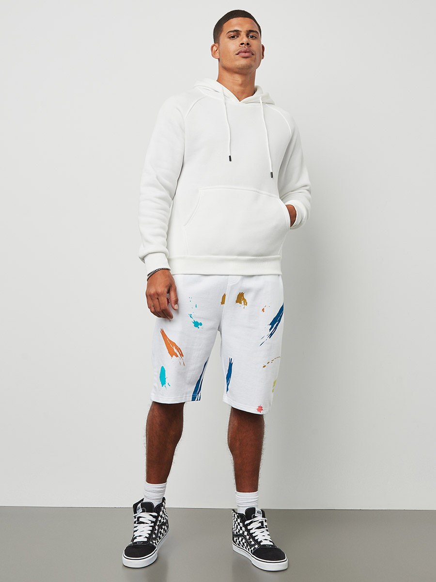 Color Splash Print Shorts For Men at UAE | Styli