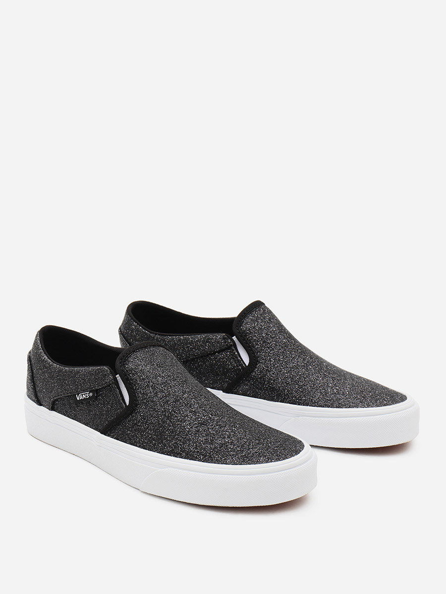 vans asher platform slip on
