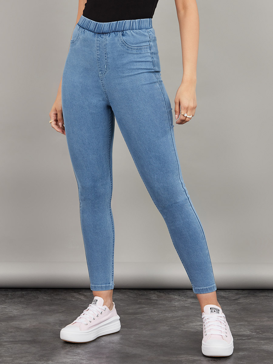 High Rise Skinny Jeggings Outlet Sales