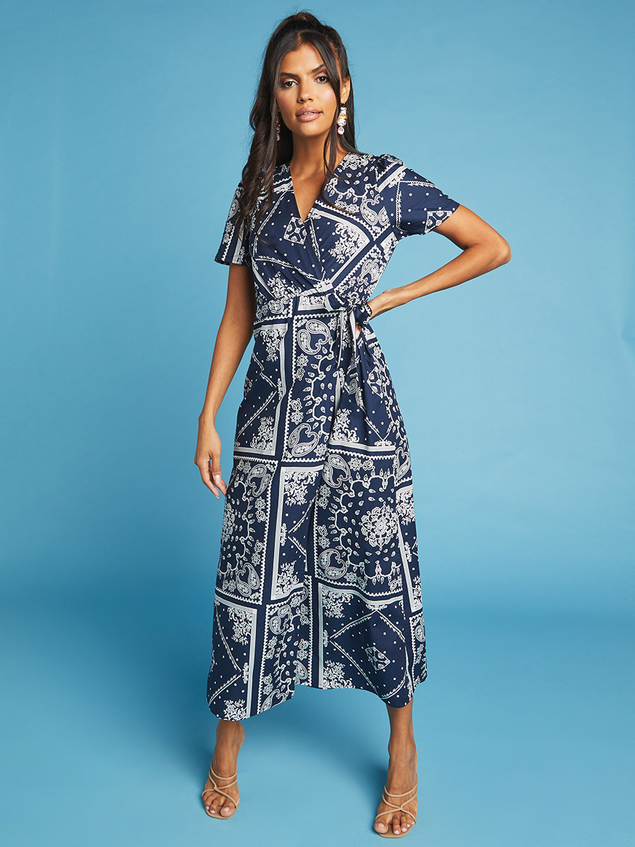 short scarf dress