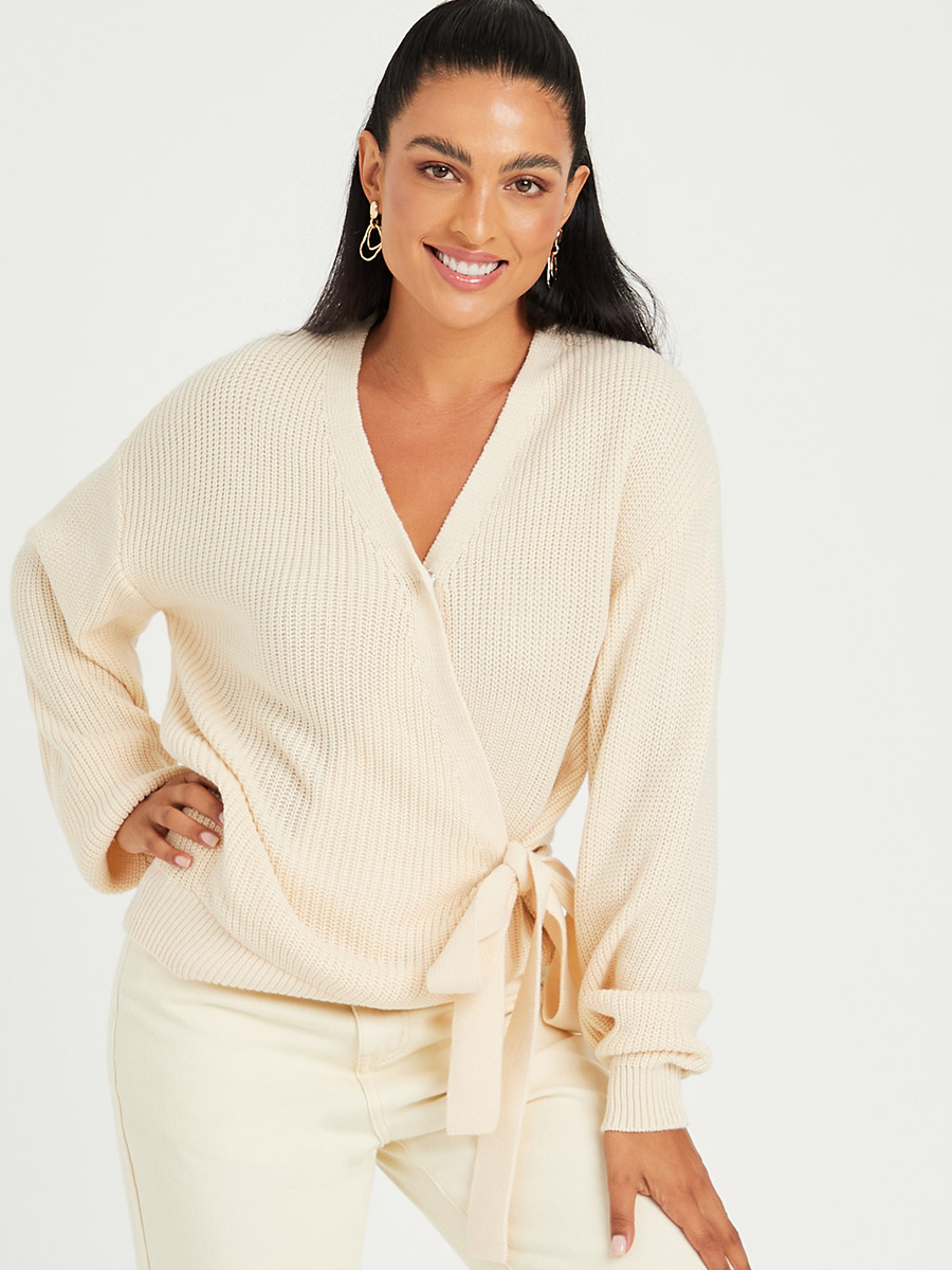 Long Sleeves Short Length Wrap Around 
