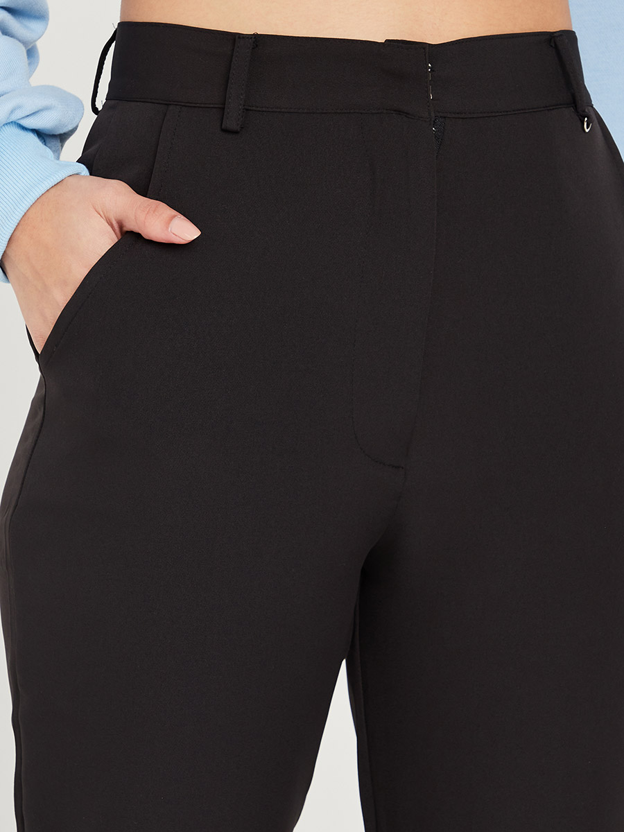 Skinny Trousers Black Tailored High Waisted Trousers ASOS DESIGN