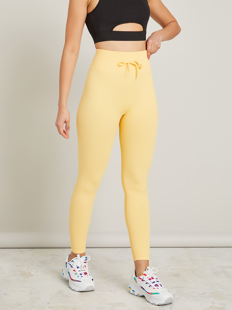 Forever 21 Women's Active High-Rise Leggings in Neon Yellow Medium |  MainPlace Mall
