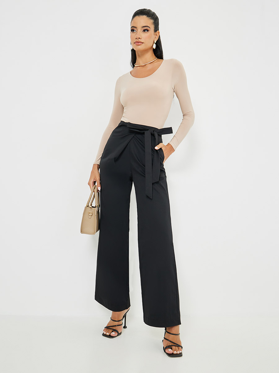 Buy Beige Trousers & Pants for Women by FOUNDRY Online | Ajio.com