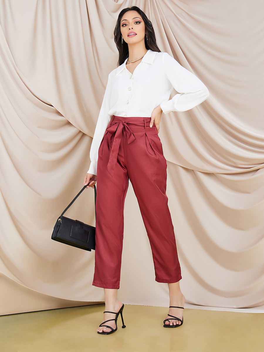 Buy Joe Browns Blue Wide Leg Cropped Tailored Trousers from Next USA