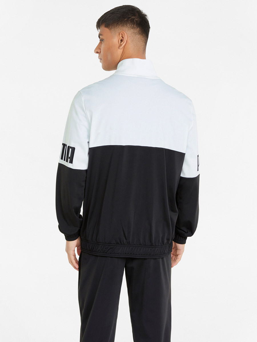 PUMA LUXE SPORT T7 M Track Jacket | Black Men's Athletic Sweatshirts | YOOX