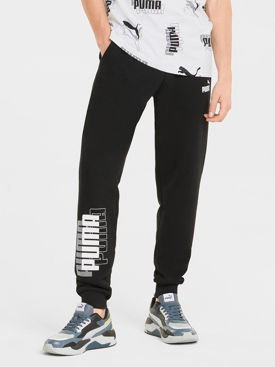 puma side stripe joggers