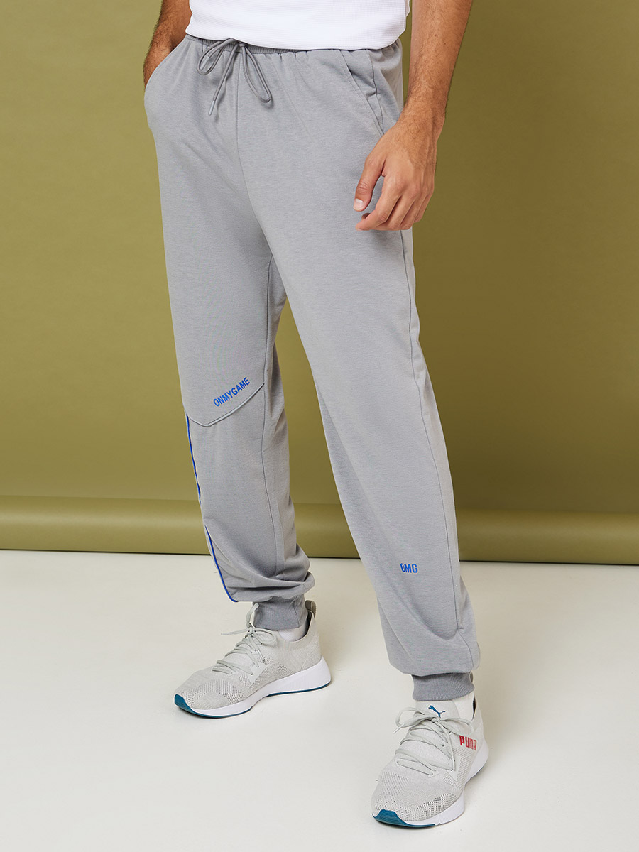 Piping-detail track pants