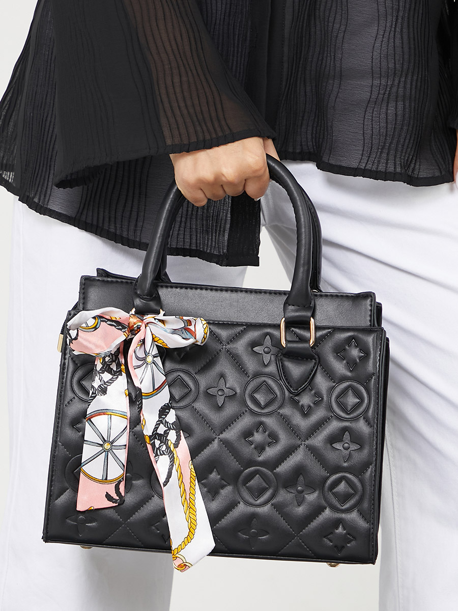 Louis Vuitton Bag With Scarf Handlebar  semashowcom