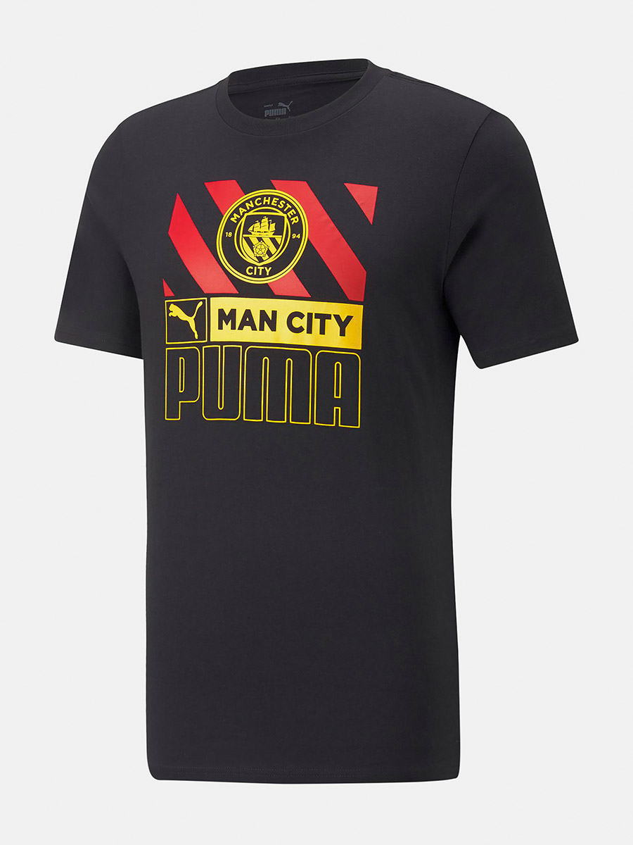 Tシャツ・カットソー Golden  Football Print Man to Man Anthracite GMP02015P0 Men's long-sleeved T-shirt in anthracite gray cotton with