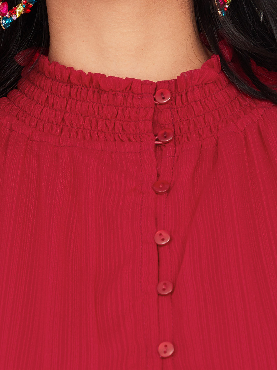 Potli Button Neck Designs for Kurti or Kurta - K4 Fashion