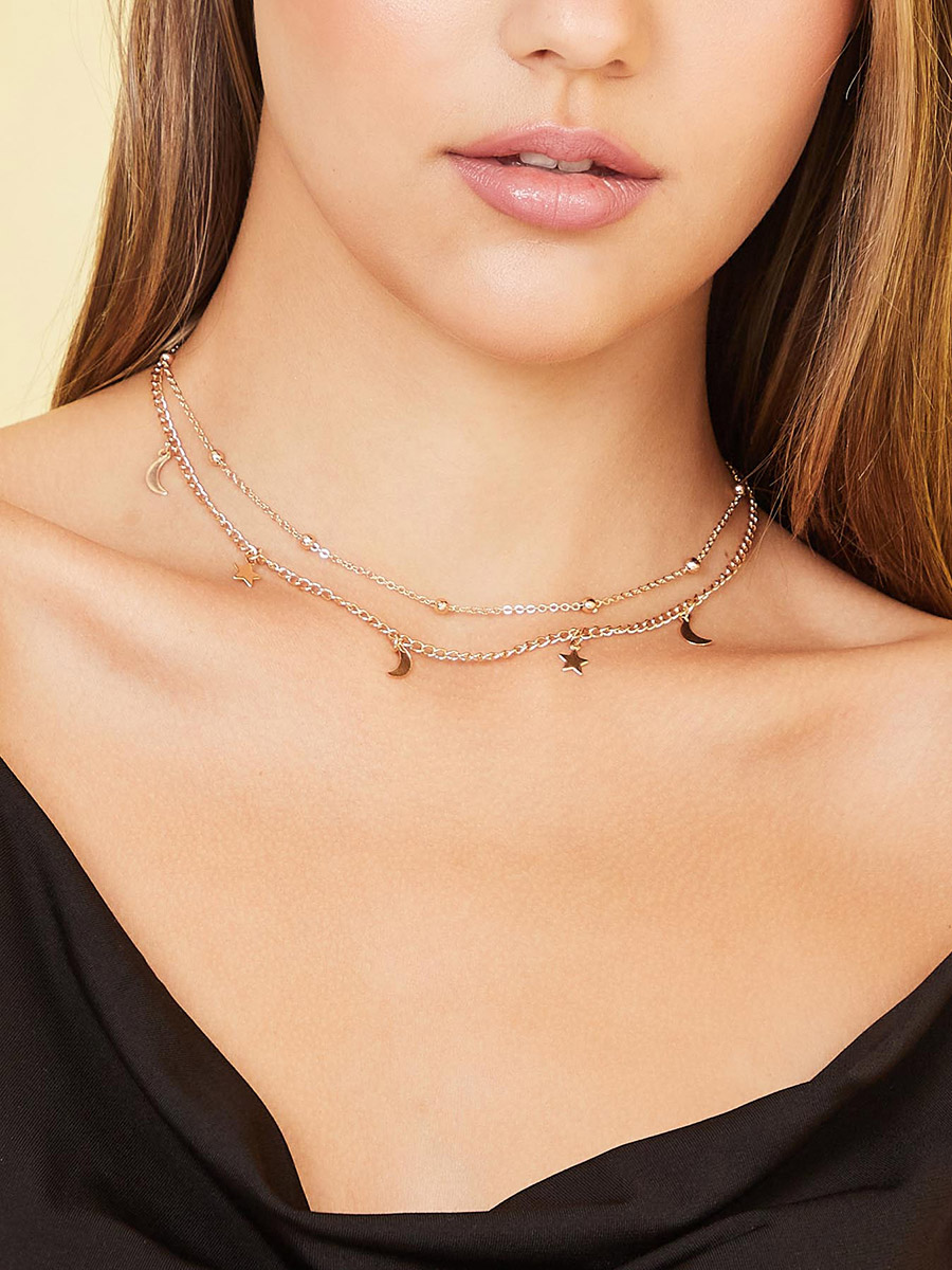 Multilayer Necklace Set in Silver – Hey Happiness