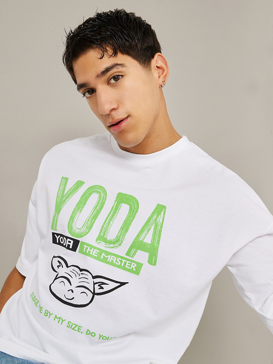 Yoda Star Wars Graphic Oversized T-shirt