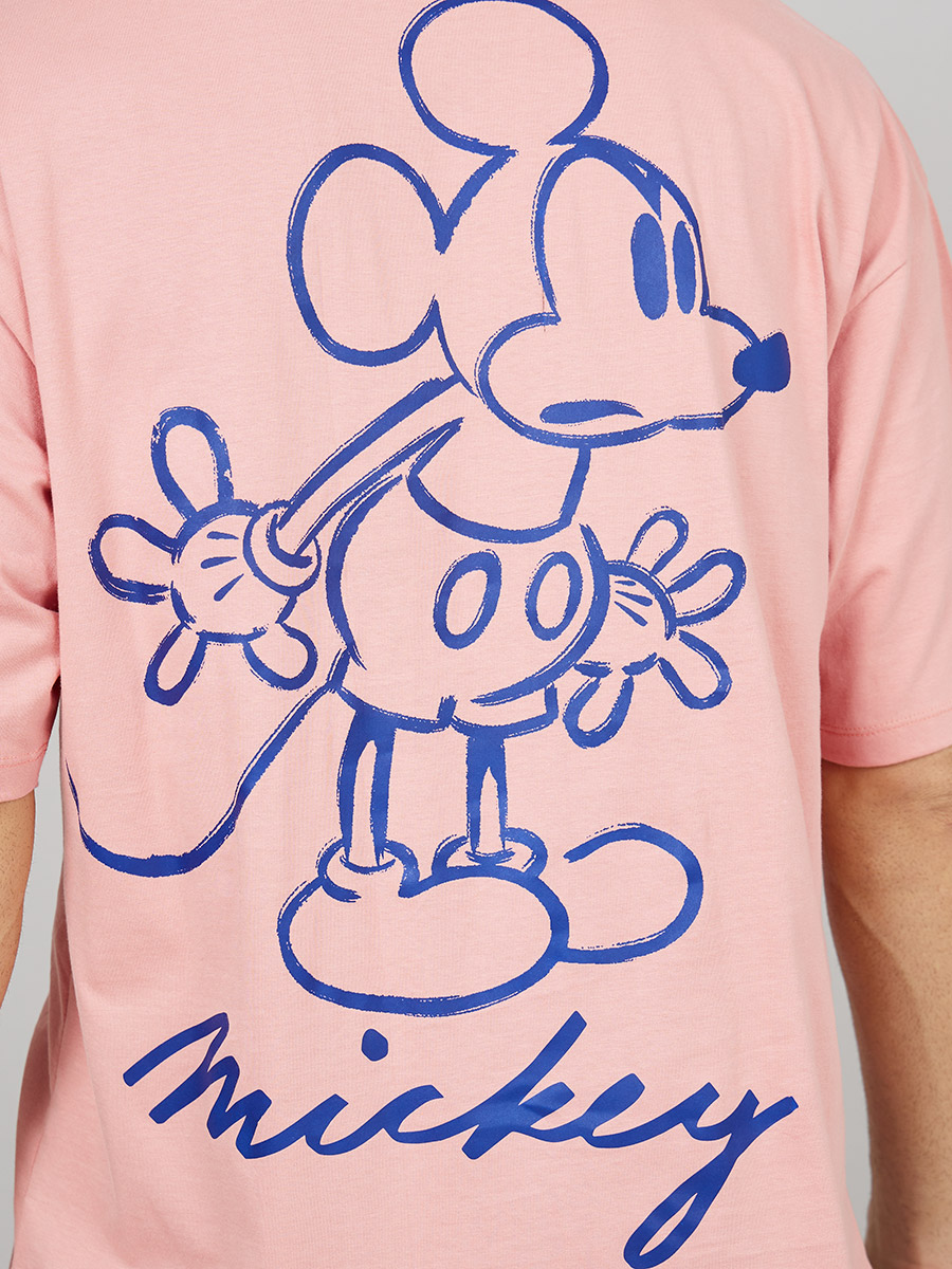 pink mickey mouse t shirt