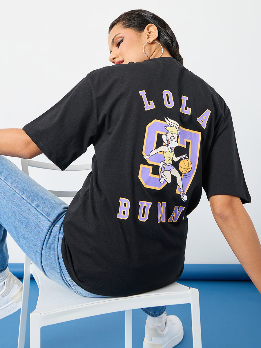 Buy Oversized Looney Tunes Lola Bunny Basketball 96 Longline