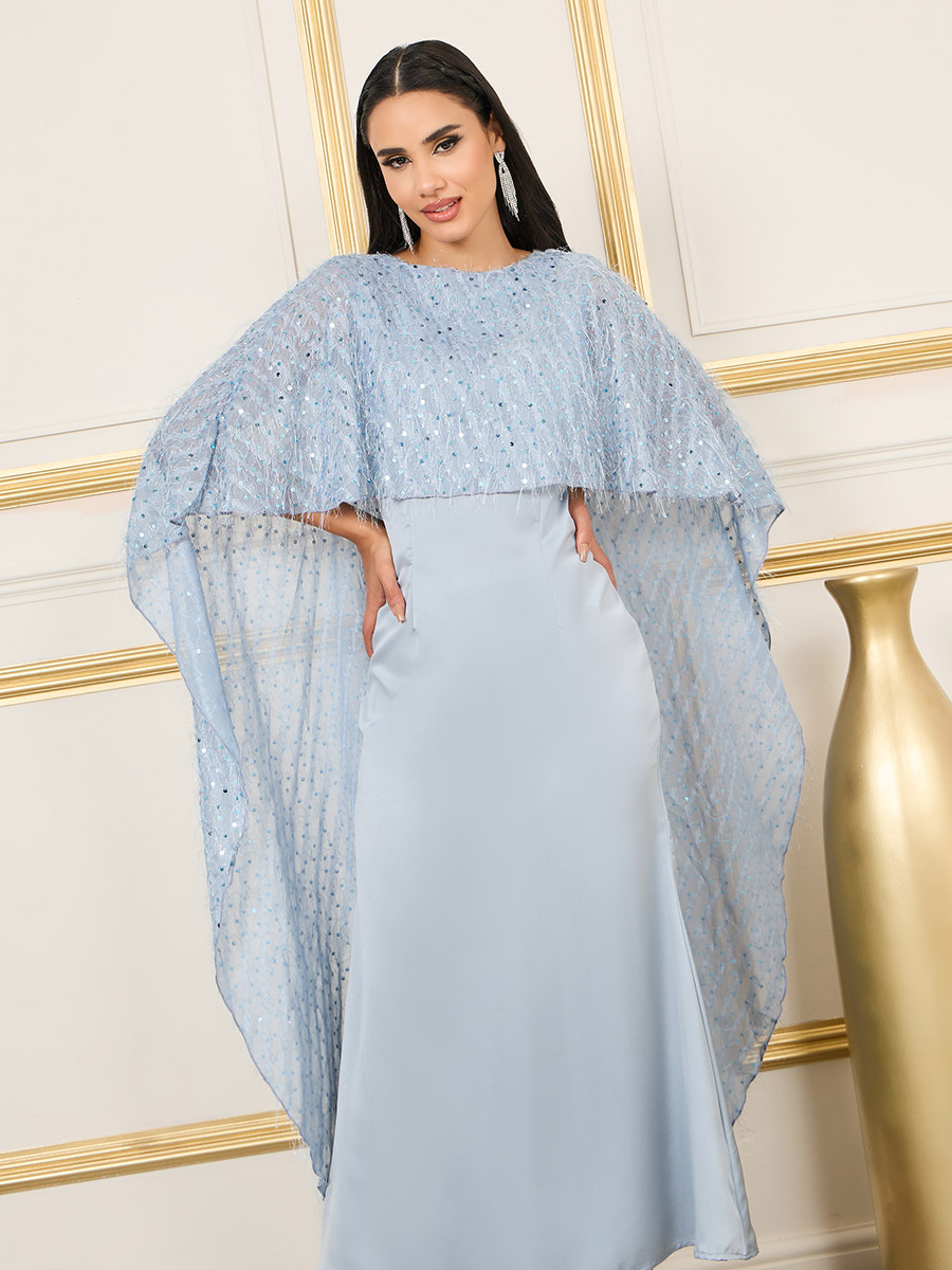 Maxi cape dress online