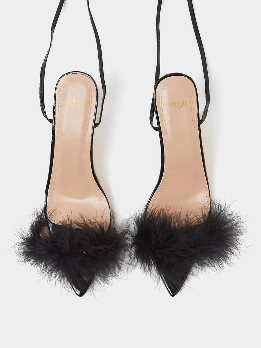 Feather Chain High Heel – Gilli Gilli