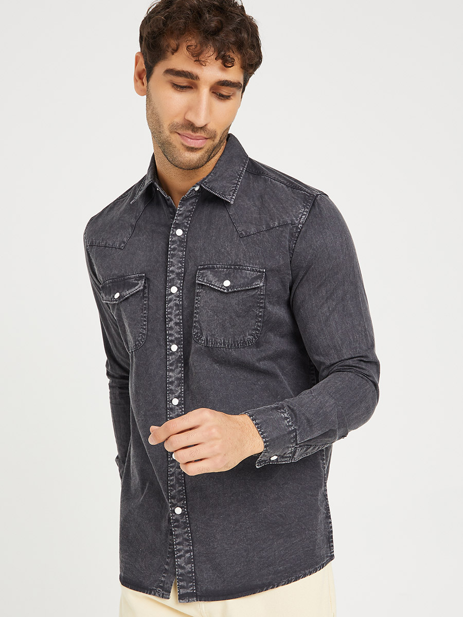 Leif Nelson Men's Denim Jacket with Buttons | Casual India | Ubuy