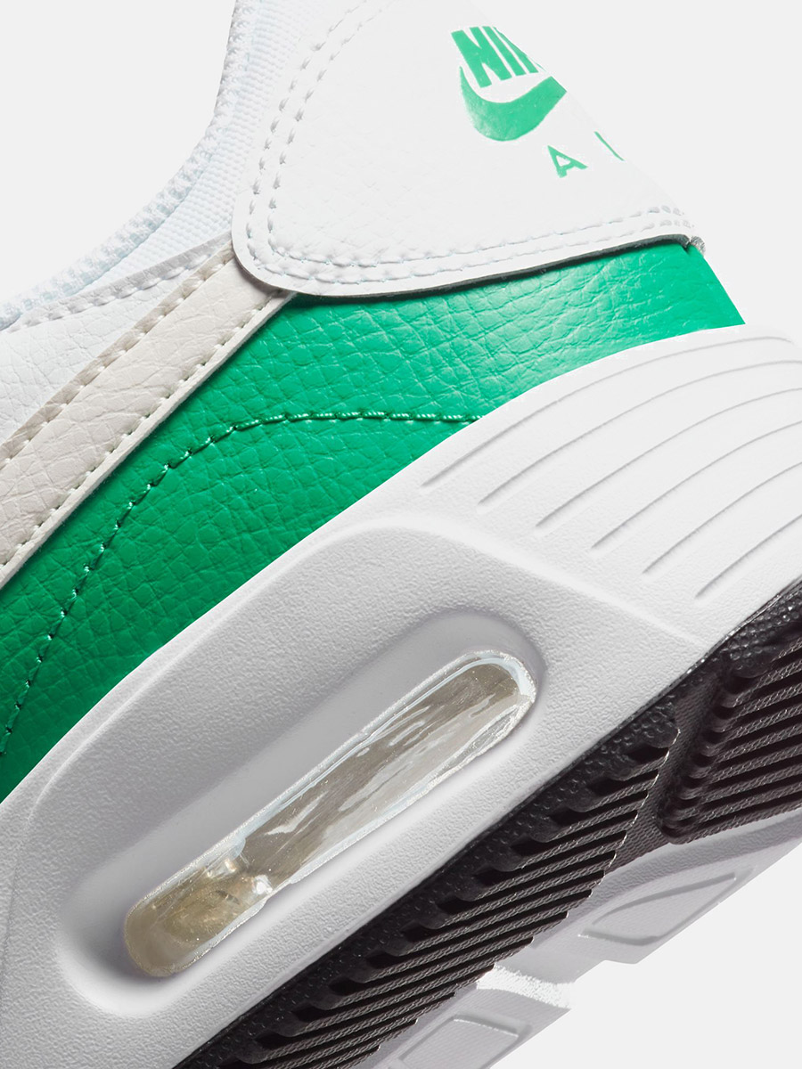 white & green air max sc trainers