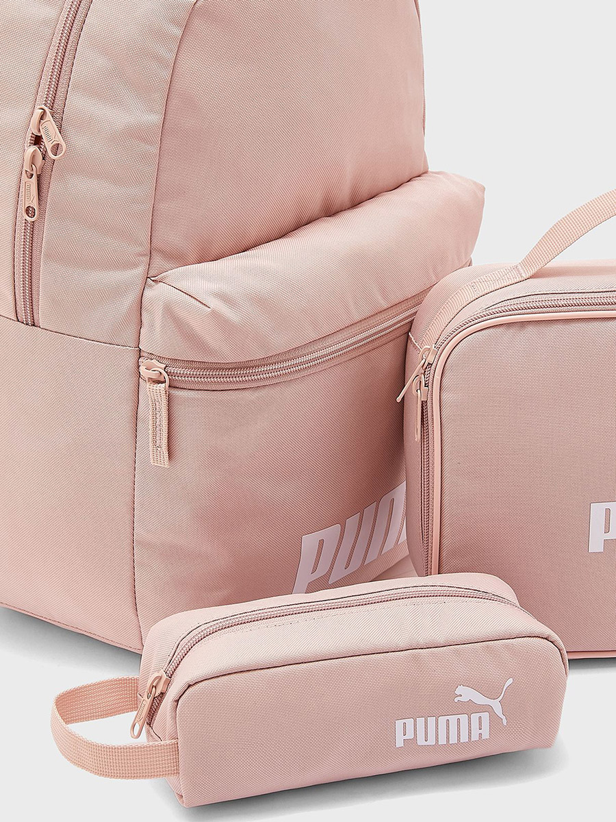 Set of Cat Logo Lunch Bag- Pencil Pouch and Backpack For Women