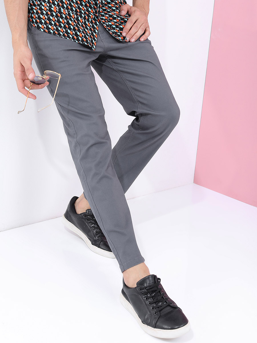 Trousers | Mens COS REGULAR-FIT TAPERED TROUSERS BLACK ~ Theatre Collective