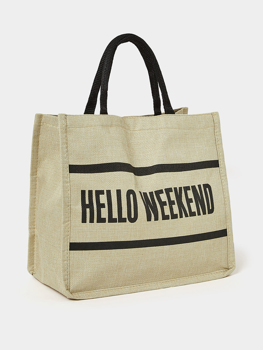 Hello Weekend Tote Bag—Will Ship The Week Of 11/13/23 – Bossy