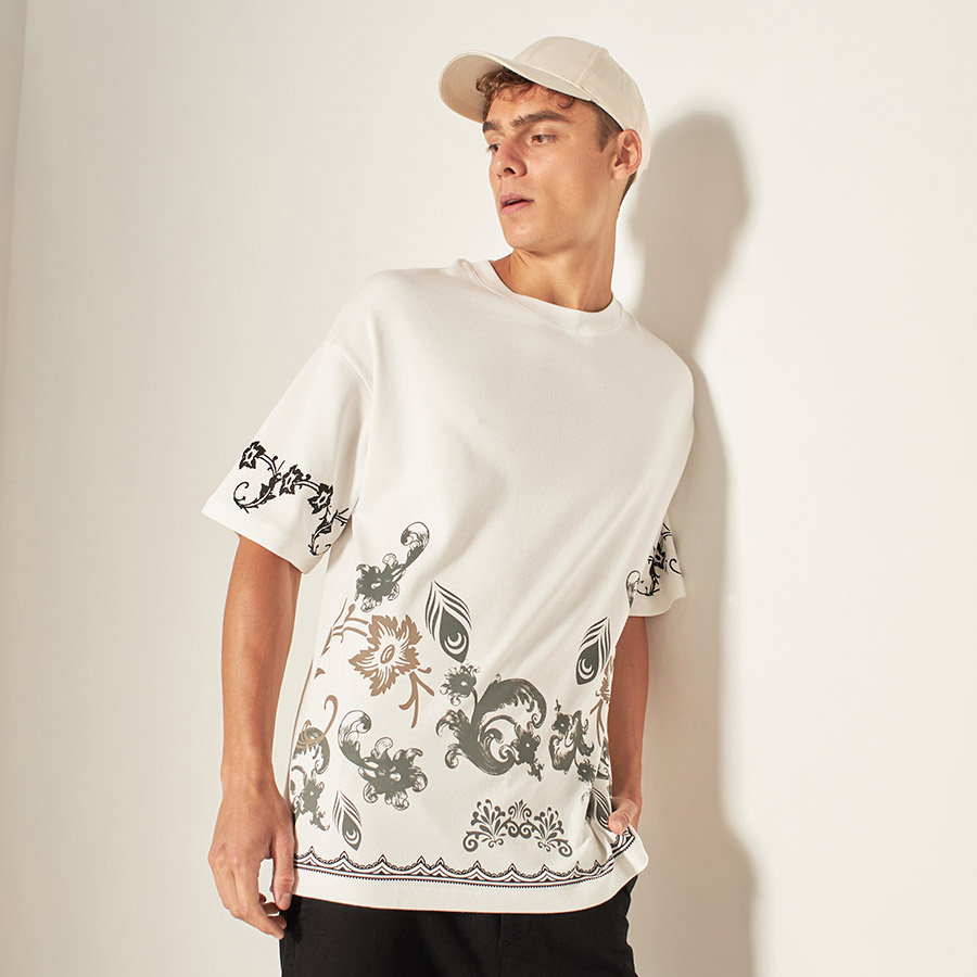 PANEL BORDER S/S T-SHIRT (WHITE) XL 新品 Panel Border Big Shirt – CIOTA Online Shop