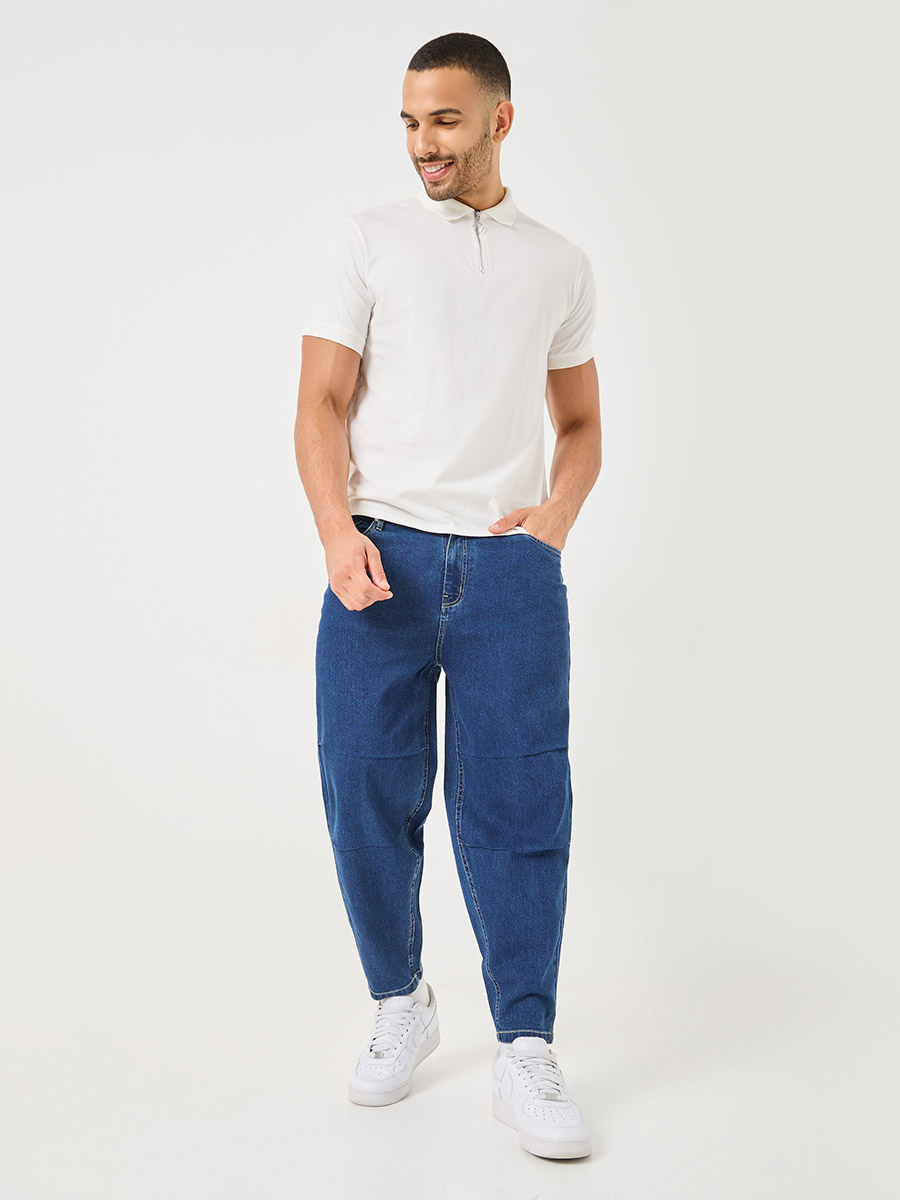 Shop Balloon Fit Denim Jeans Online | Max Qatar