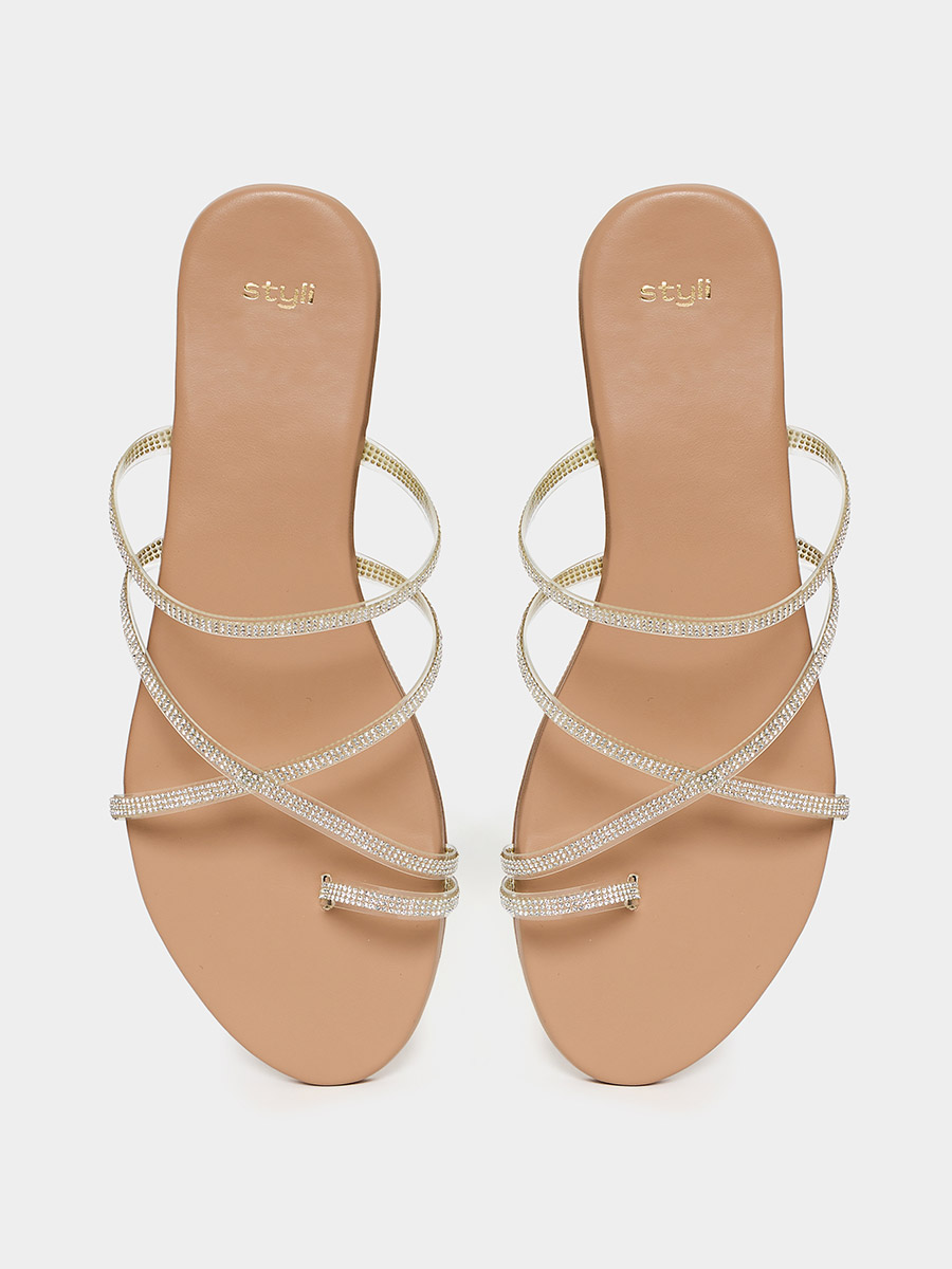 Aeropostale White Faux Leather Criss Cross Strappy Sandals Women's Siz -  beyond exchange